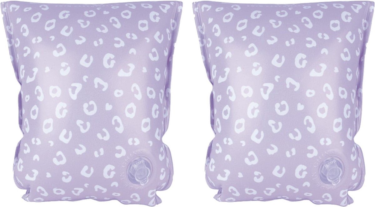   | Lila Panterprint Zwembandjes 0-2 jaar